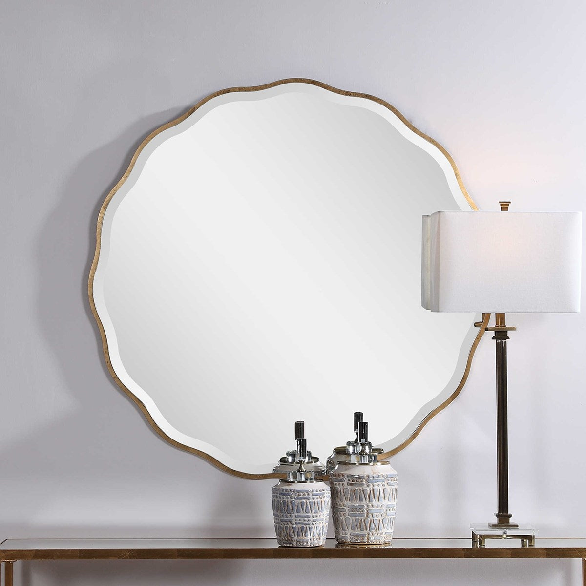 Aneta Round Mirror by Uttermost