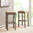 Rustic Wood Counter Stool