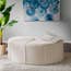 Oversized Oval Ottoman