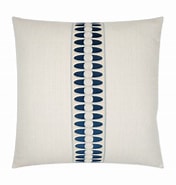 Mati Linen Indigo 24x24 Down Pillow