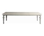 Summer Hill Grey Dining Table AS IS (used for staging)